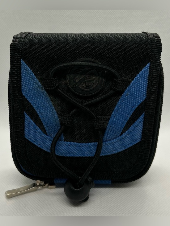 Pelican Other - Nintendo Gameboy Advance GBA SP Black Blue Carrying Case Traveler Bag Pelican
